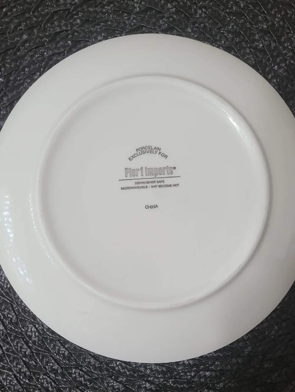 Vintage Pier 1 Imports Porcelaine 8 In. Dessert Salad Bohemian Plates Set of 4